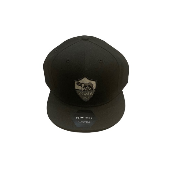 AS Roma Logo Snapback Adjustable Hat Cap - Picture 1 of 2